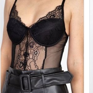 Black Lace Bodysuit